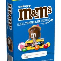 M&MAS Crispy Passport milk chocolate with a rice centre in a sugar shell 288g,