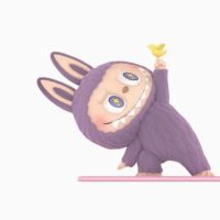 Labubu Lazy Yoga
